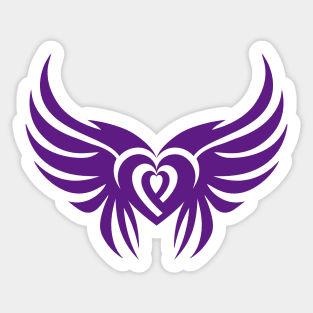 Heart Wings Sticker